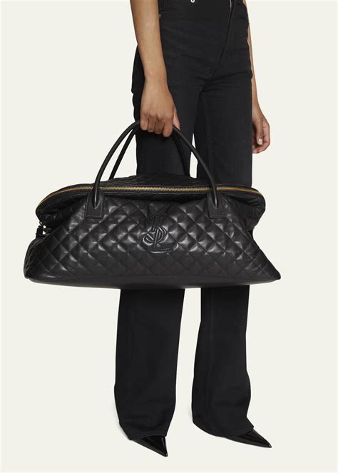 Saint Laurent Es Giant YSL Travel Bag in Smooth .